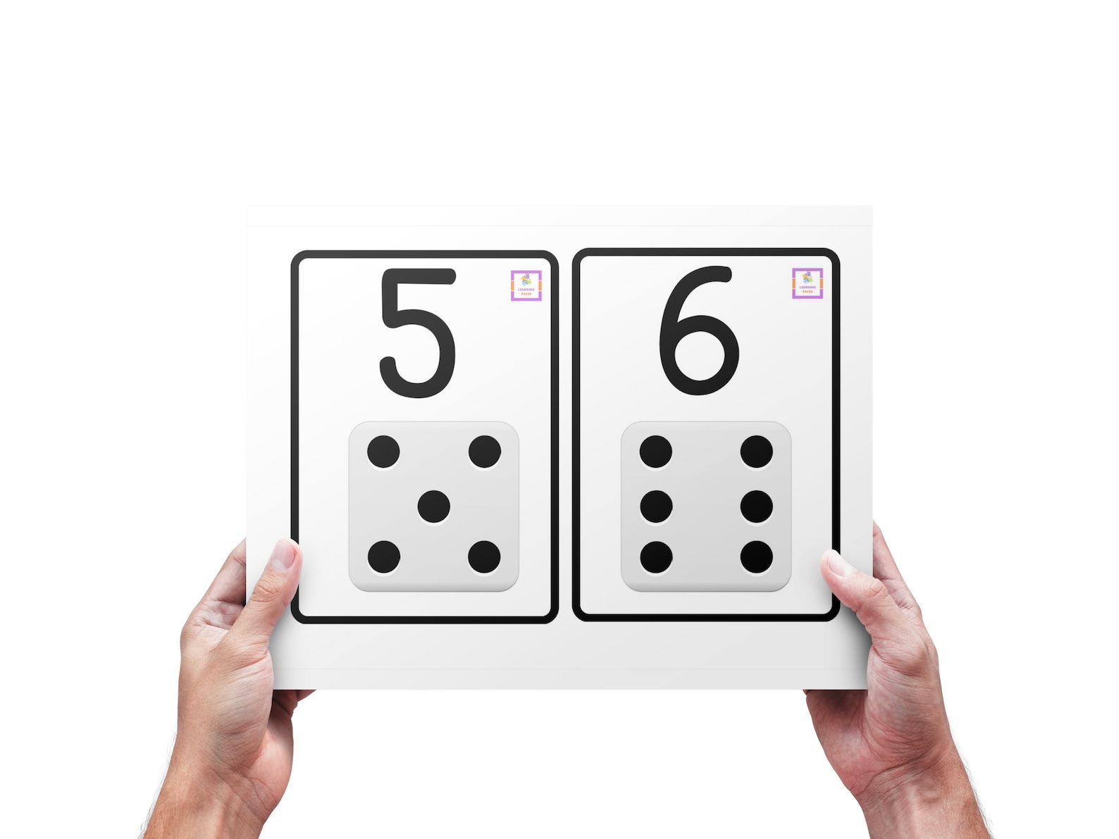 Number Flashcards Printable for Kids Learning Cards Number Etsy