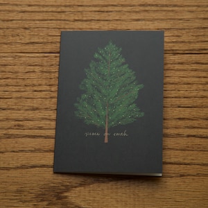 Carte de paix sur terre/impression