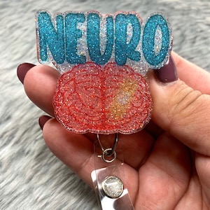 Neuro Badge Reel; Neurology Badge Reel; Medical Badge Reel