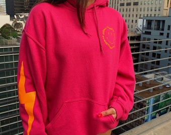 pink hoodie jacket