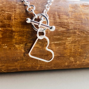 Sterling Silver Chain & Heart Charm