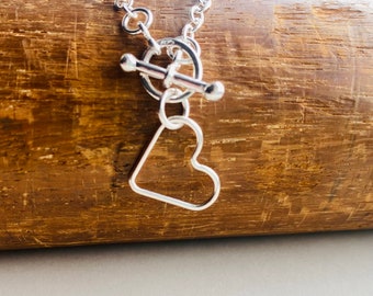 Sterling Silver Chain & Heart Charm