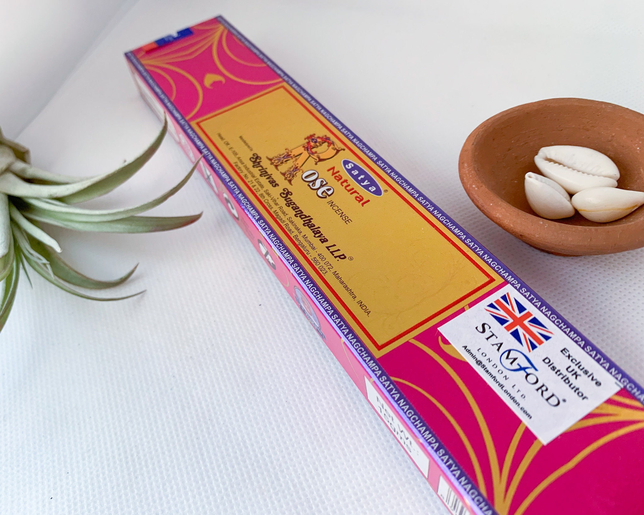 Satya | Bâtons d'encens Roulés à La Main Pour Maison, Méditation, Le Yoga et Bien-Être Nag Champa