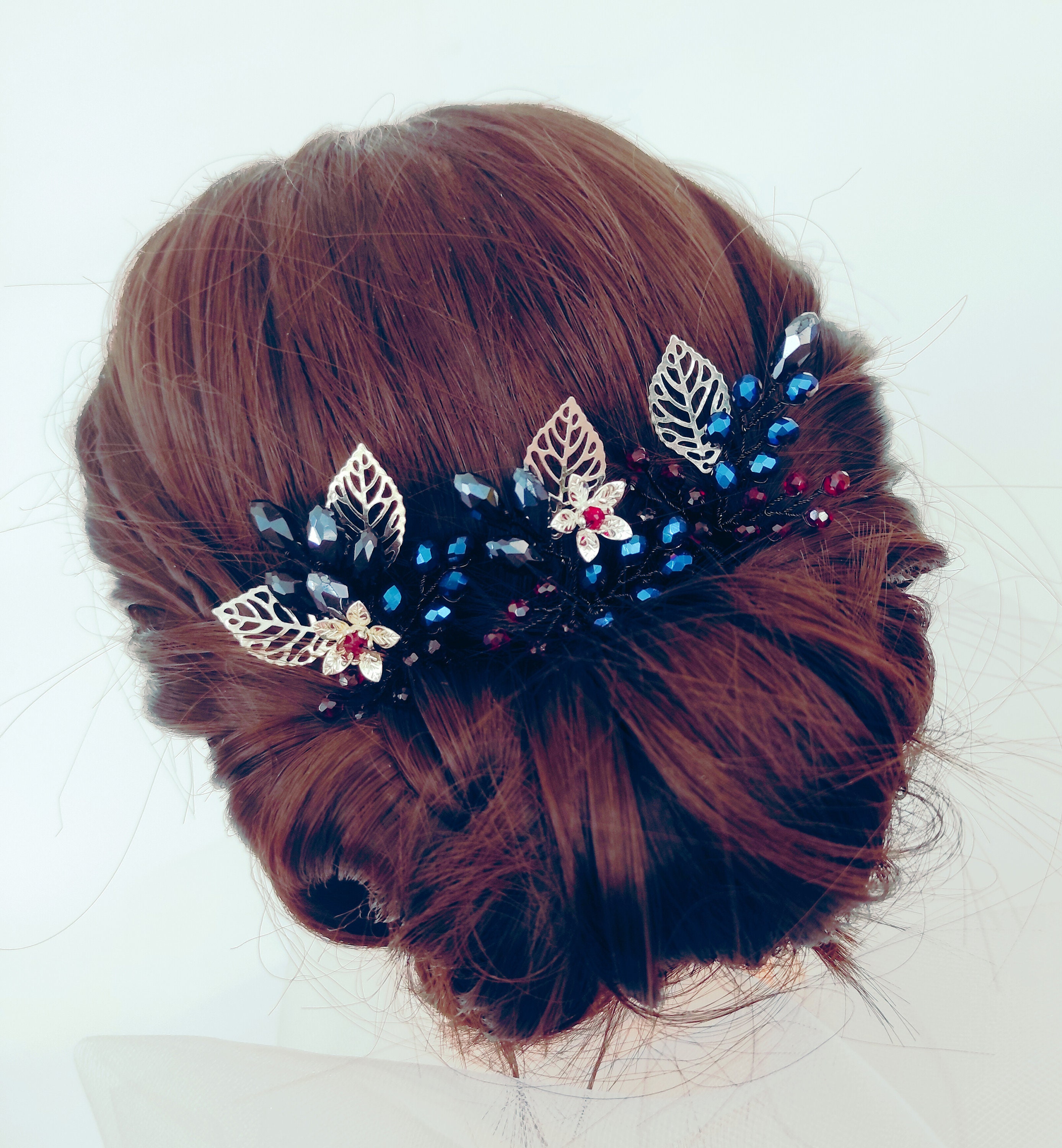 Crystal hair clip/Set Crystal hair pins/Bridesmaid hair Etsy.de