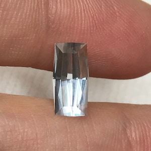 2 Carat Light Blue Aquamarine 11.2x5.5mm Rectangle Cushion Cut, Precision Faceted Loose Gemstone