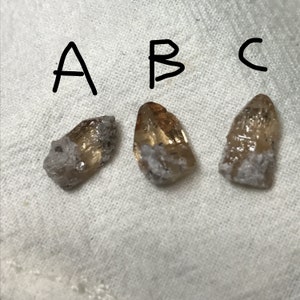 Pick One Raw Sherry Topaz Crystal Fading Topaz 2-3 carat, 10-11mm specimens image 8