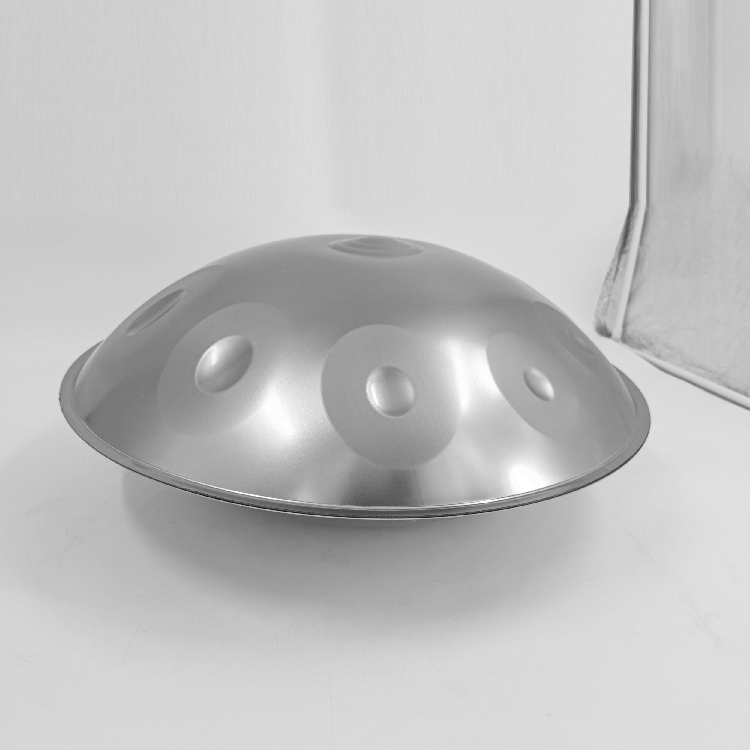 Silver Handpan Raw materials Drums Percussion Handmade Steel Etsy