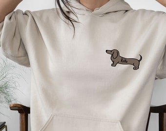 Dog Hoodie, Personalised Hoodie, Sausage Dog Gifts, Dog Lover Gifts, Dog Walking Hoodie, Dog Mum Jumper, Dog Owner Gifts, Custom Dog Gifts