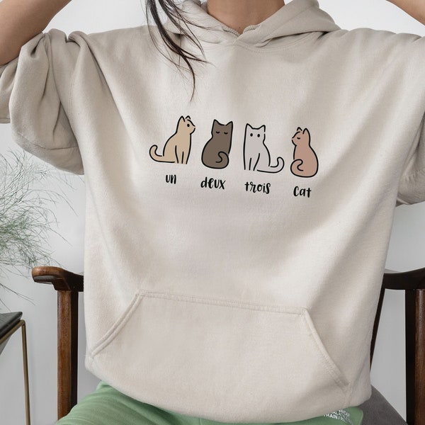 Katzen Hoodie, Geschenk für Katzenliebhaber, Katzenliebhaber Hoodie, Katzenbesitzer Geschenk, Katzenliebhaber Hoodie, Katzenmutter Geschenk, Katzenpapa Top, lustiger Katzen Hoodie, Katzengeschenke