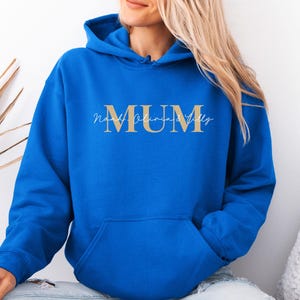 Custom Mum Hoodie With Kids Names, Mothers Day Hoodie, Personalised Mom, Mother's Day Hoodie, Mummmy Gift, Mom Birthday Hoodie, Mommy Gift Bild 4