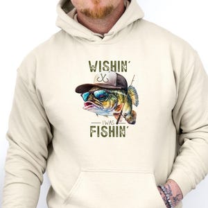 Fishing Dad Hoodie, Funny Dad Hoodie, Fathers Day Hoodie, Fishing Lover Dad Gift, Dad Birthday Gift, Fisherman Dad Hoodie, Dad Life Pullover image 1