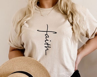 Faith T-shirt, Christian Shirt, Church Tshirt, Religious T shirt, Catholic Shirt, Bible Verse Shirt, Christian Kids Tee, Jesus Shirt