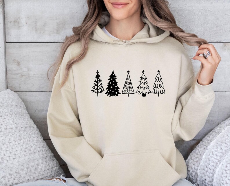 12 Christmas Trees Hoodie main image 0