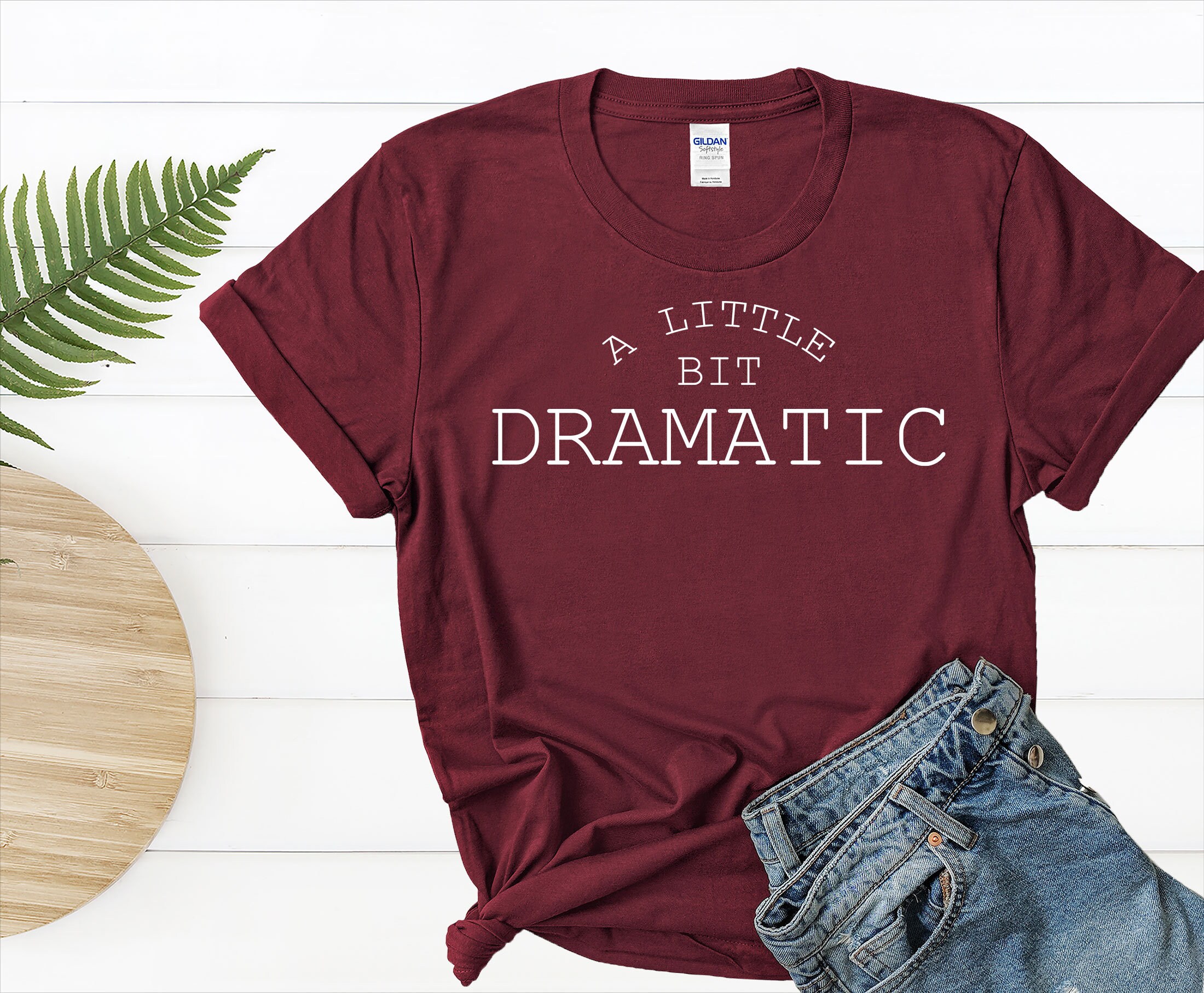 A Little Bit Dramatic T-shirt Mean Girls Shirts Dramatic | Etsy