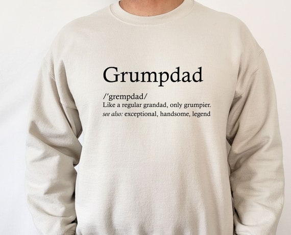 Grandad sweatshirt clearance