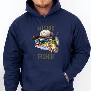 Fishing Dad Hoodie, Funny Dad Hoodie, Fathers Day Hoodie, Fishing Lover Dad Gift, Dad Birthday Gift, Fisherman Dad Hoodie, Dad Life Pullover image 4