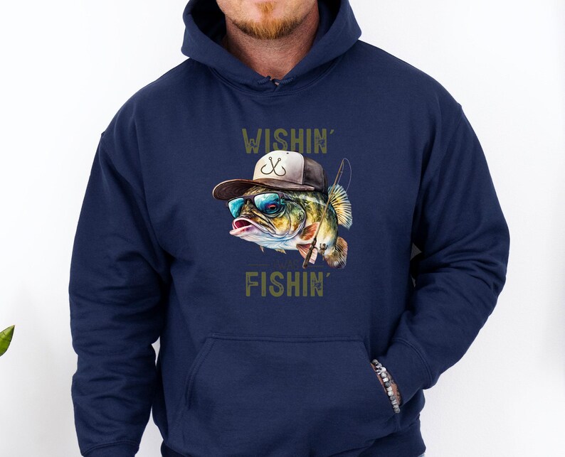 Fishing Dad Hoodie, Funny Dad Hoodie, Fathers Day Hoodie, Fishing Lover Dad Gift, Dad Birthday Gift, Fisherman Dad Hoodie, Dad Life Pullover image 4