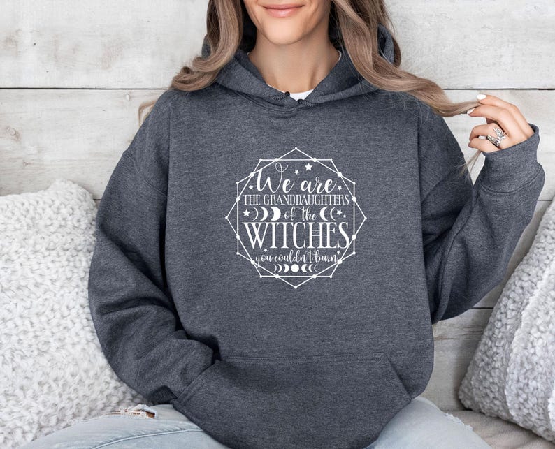 Witchy Hoodie, Halloween Withch Hoodie, Salem Witch Hoodie, Hoodie, Girl Power Hoodie, Witch Hoodie, We're Granddaughters, Funny Halloween image 5