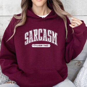 Hoodie sarcasme, retro sarcastisch cadeau, sarcastische hoodie, grappig sarcastisch cadeau, sarcastische herenhoodie, sarcastische hoodie dames, sarcastische gezegde afbeelding 3
