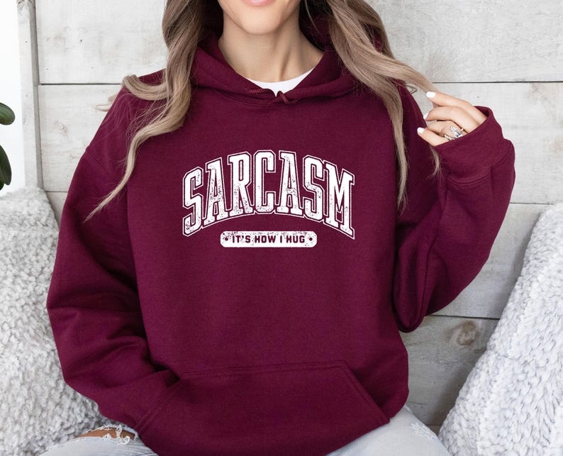 Hoodie sarcasme, retro sarcastisch cadeau, sarcastische hoodie, grappig sarcastisch cadeau, sarcastische herenhoodie, sarcastische hoodie dames, sarcastische gezegde afbeelding 3