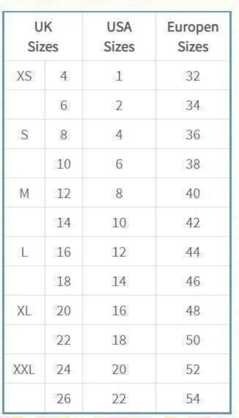 a table showing the size of different sizes of shoes