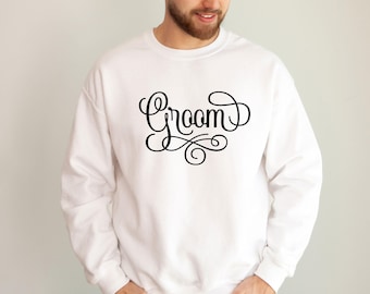 Groom Sweatshirt, Stag Party Sweater, Bachelor Party Jumper, The Groom Sweater, Groom Party Gift, Wedding Sweatshirt, Honeymoon Sweatshirt