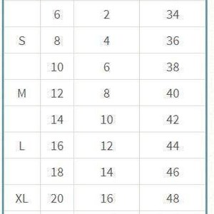 a table showing the size of different sizes of shoes