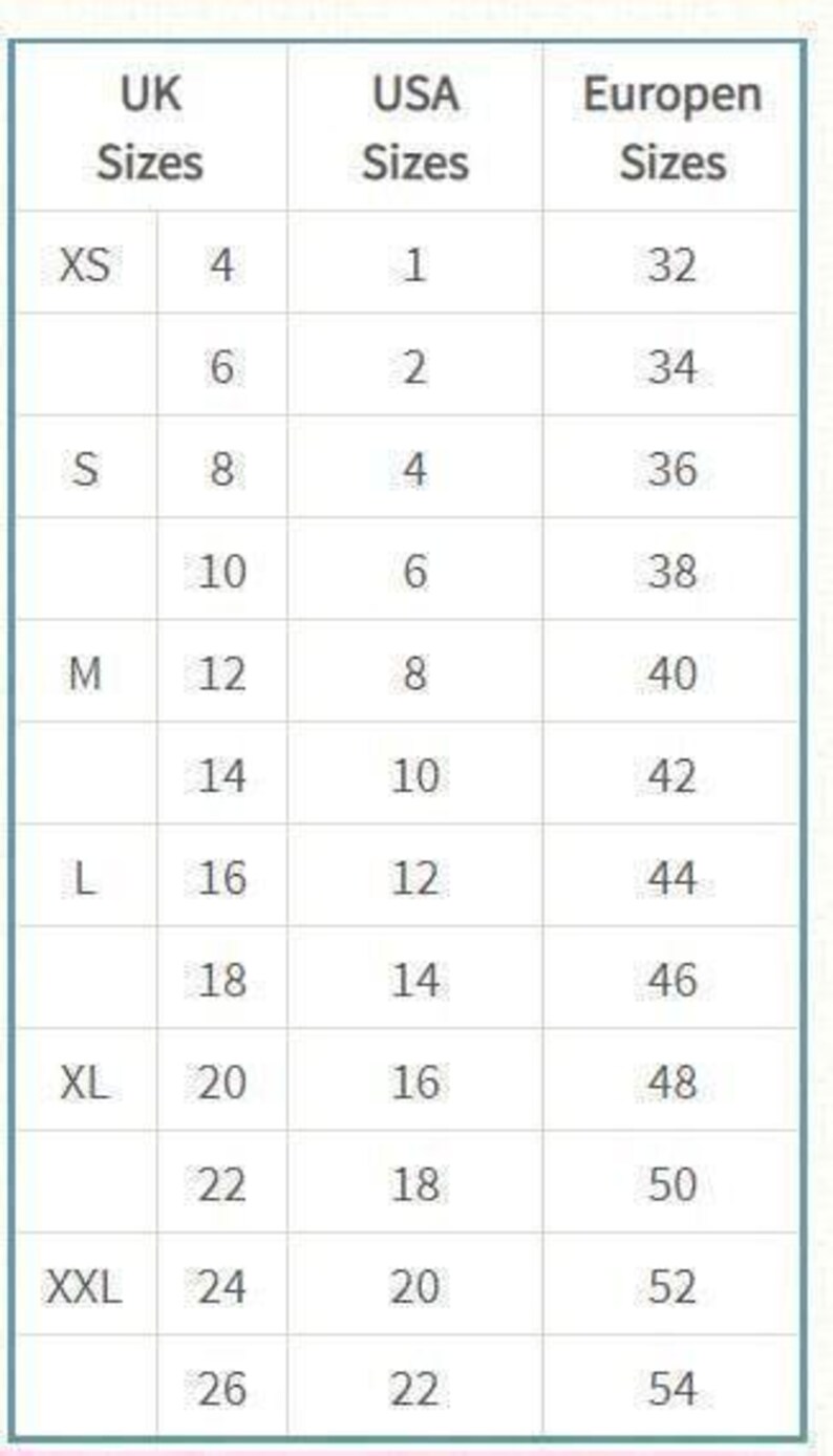 a table showing the size of different sizes of shoes