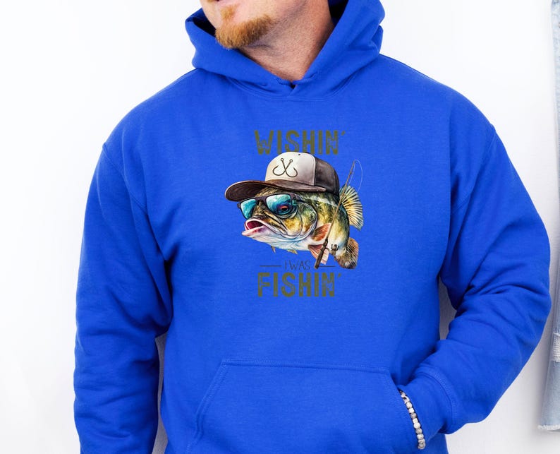 Fishing Dad Hoodie, Funny Dad Hoodie, Fathers Day Hoodie, Fishing Lover Dad Gift, Dad Birthday Gift, Fisherman Dad Hoodie, Dad Life Pullover image 3
