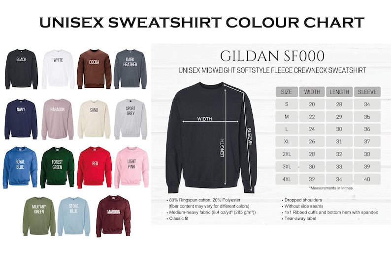 a long sleeved shirt with different colors and sizes