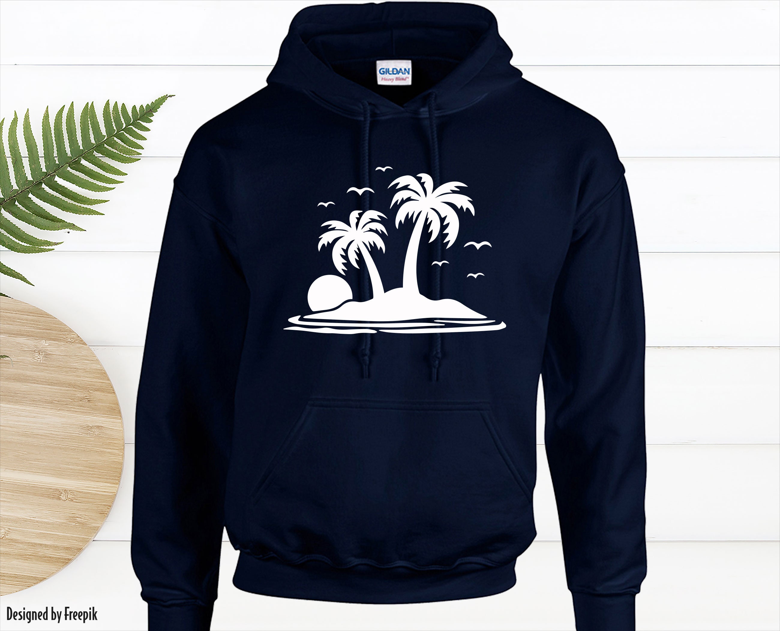 Palm Tree Hoodie Palm Trees Sweatshirt Funny Vacation - Etsy