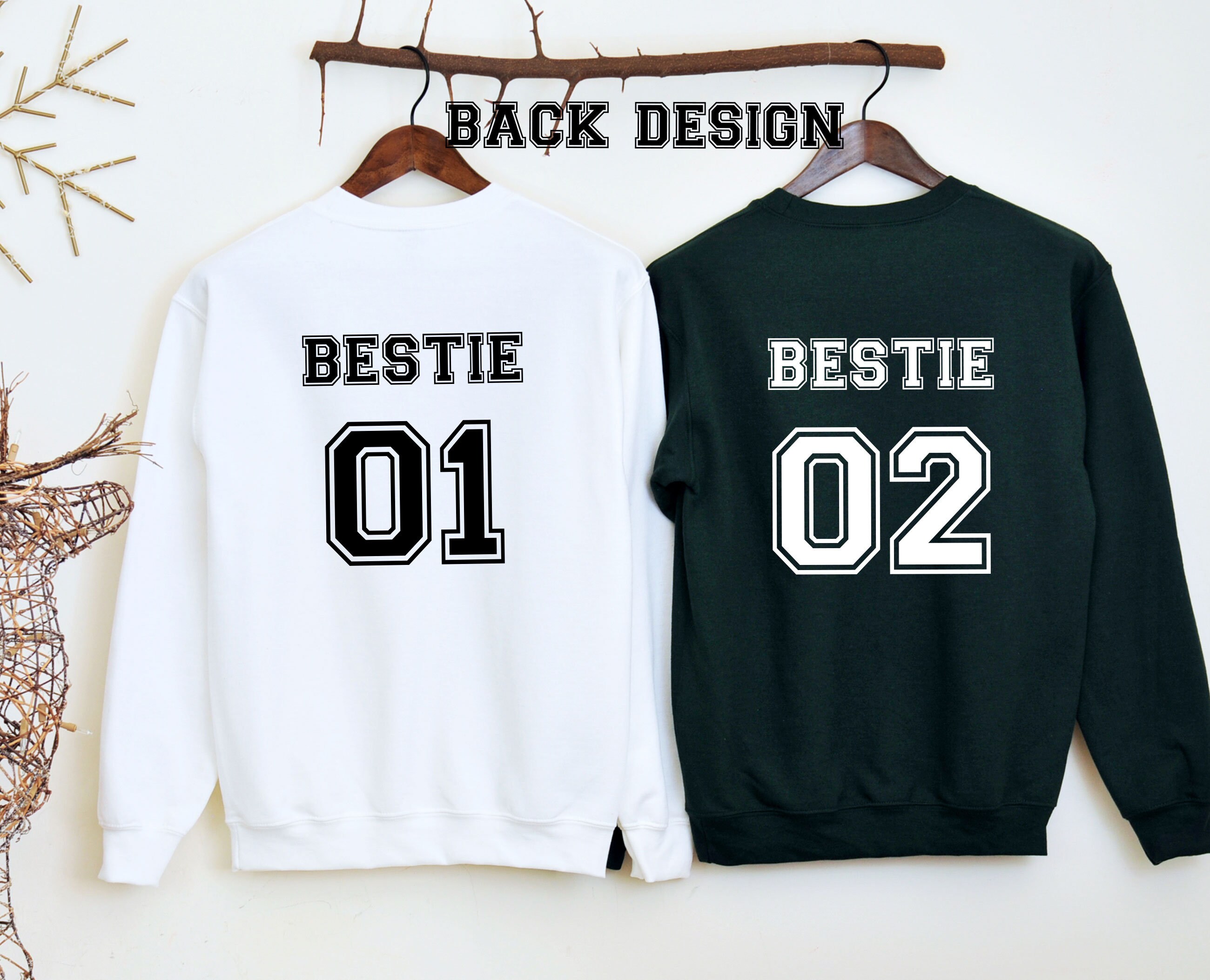 Bestie Sweatshirt Bestie Sweater Bestie Gift Matching - Etsy
