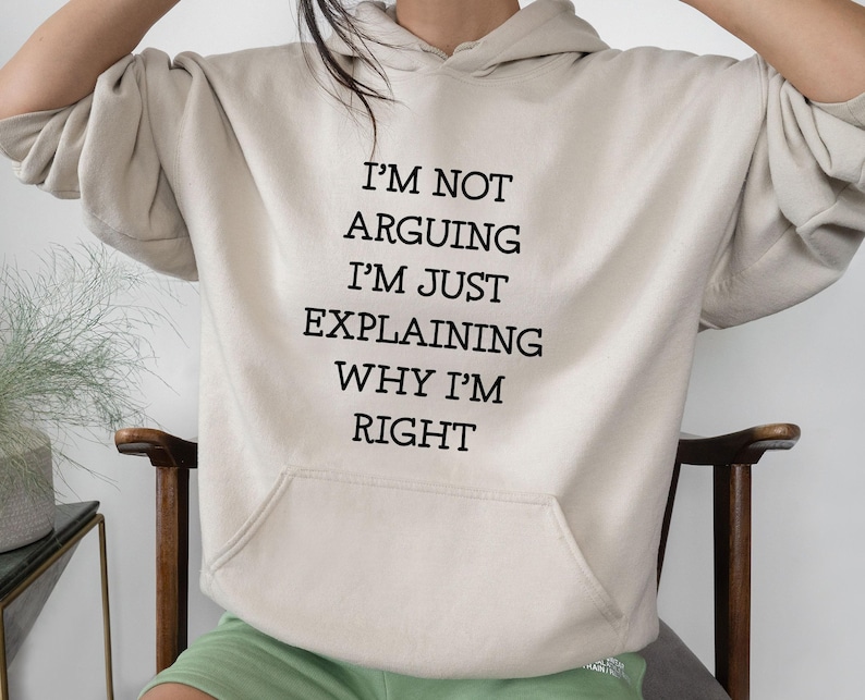 Sarcastic Hoodie, Funny Saying Hoodie, Sarcasm Hoodie, Sarcastic Gifts, Quote Jumper, Sarcastic Quotes, Funny Mens Hoodie, Cute Women Hoodie image 1
