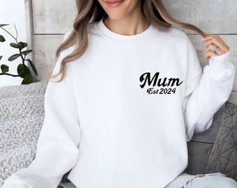 Mum Sweatshirt, Personalised Mum, Best Mom Jumper, Mothers Day Gift, Mother's Day Jumper, Mom Birthday Gift, Cute Mama Jumper, Mummy Gifts