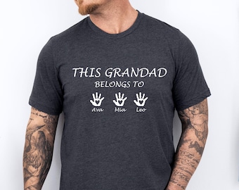 Ce grand-père appartient à une chemise, t-shirt fête des pères, t-shirt personnalisé grand-père, nouveau cadeau grand-père, t-shirt grand-père, anniversaire grand-père, t-shirt fête des pères