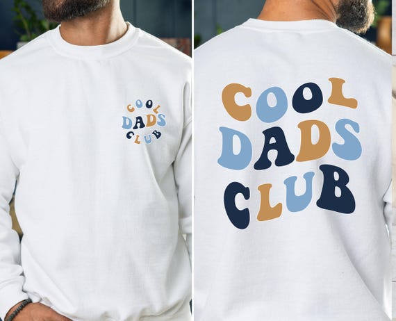 Sweat papa cool, club des papas cool, pull fête des pères, pull