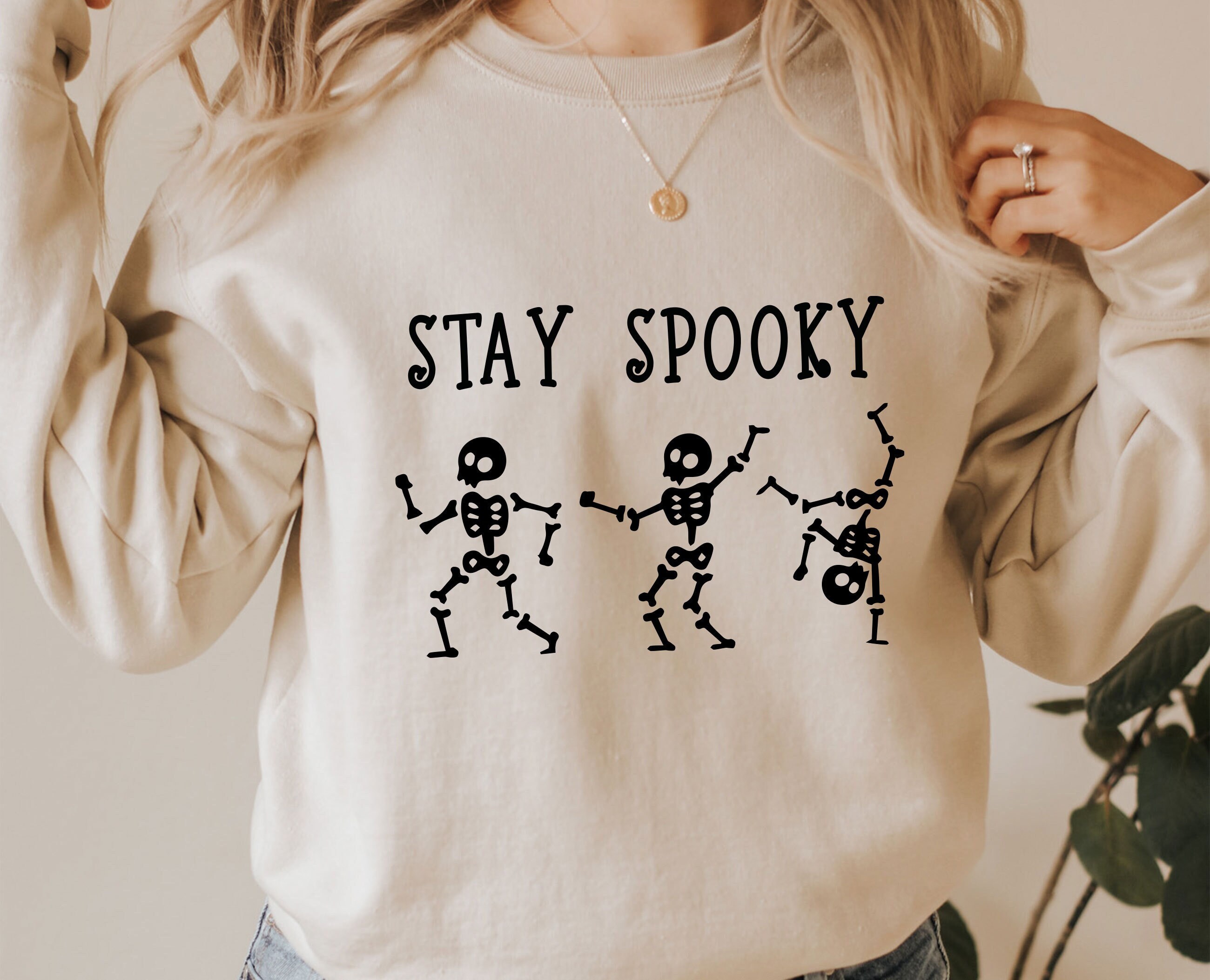 Skeleton Dancing Sweatshirt Halloween 