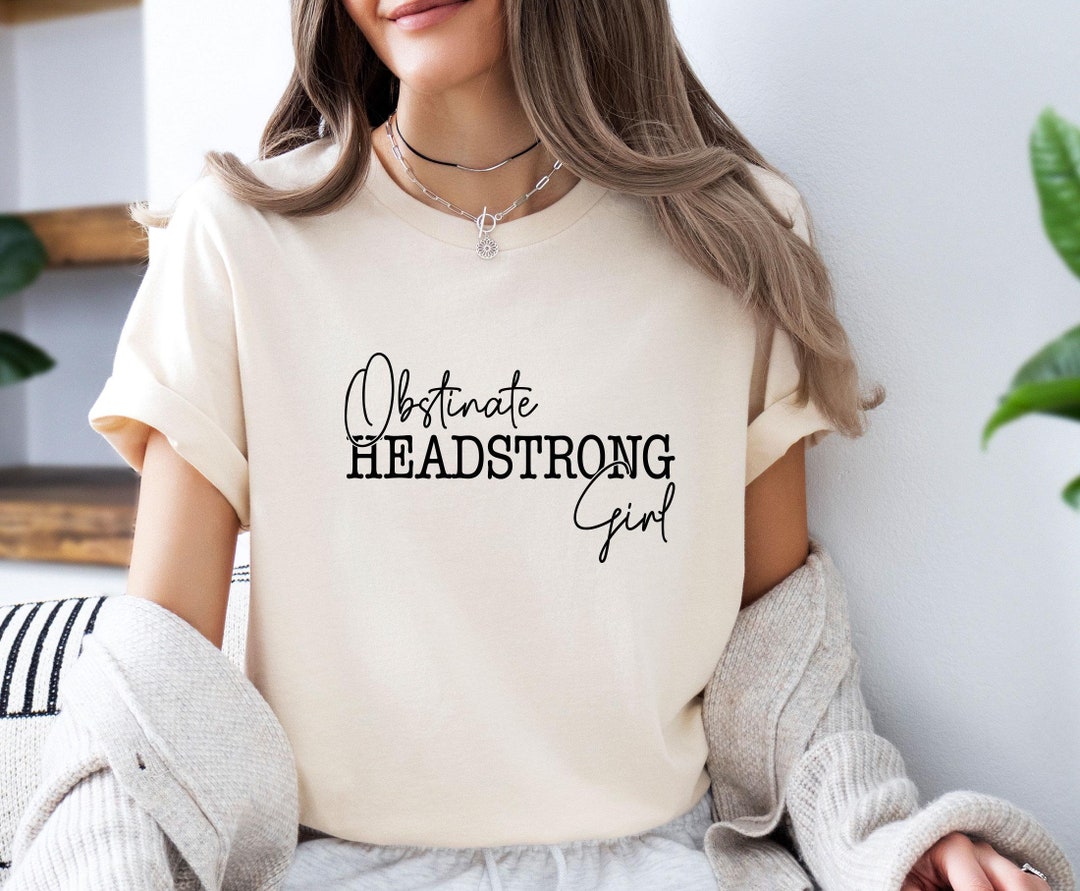 Obsanate Feministisches T-Shirt, eigensinniges eigensinniges Mädchen, Bücherwurm ...