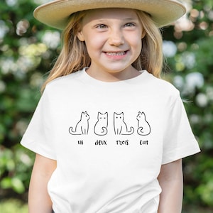Kids Cat Shirt, Cat T-shirt, Gift For Kids, Toddler Cat Tshirt, Girl Cat Lover T shirt, Funny Animal Shirt, Boys Cat Shirt, Kids Cat Gifts