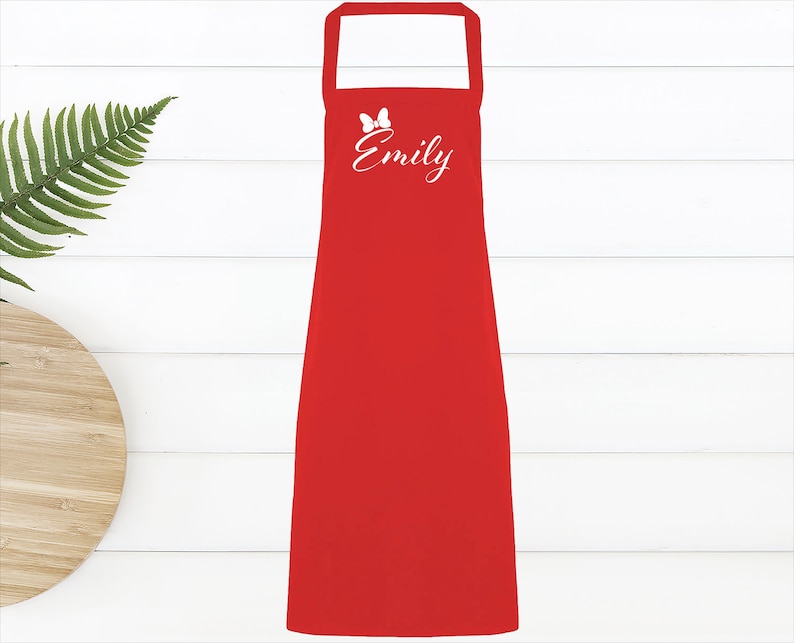 Personalized Kitchen Apron Custom Baking Apron Birthday Gift For Mother Personalised Cooking Apron Custom Adult And Kids Name Apron