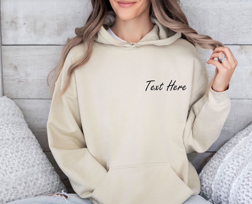 Custom Logo, Personalised Hoodie, Custom Birthday Top, Your Text Here, Custom Gift,Custom Hoodie, Custom Text Hoodie, Custom Name Pullover Moderndaydecors