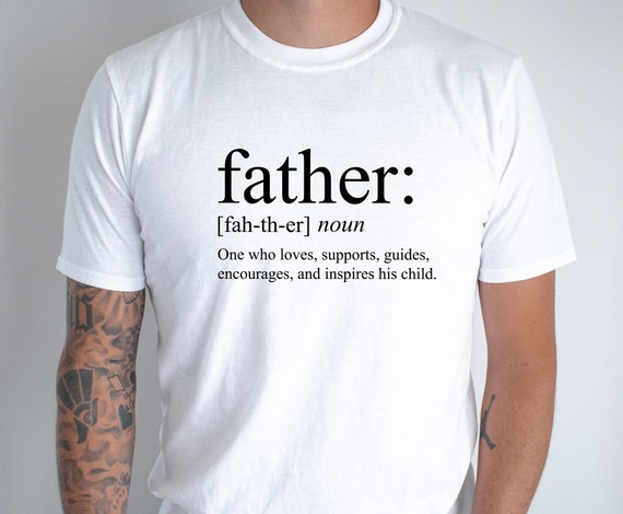 Father's Day Funny Gift Ideas Apparel Papa Baseball Font Dad Father T-Shirt