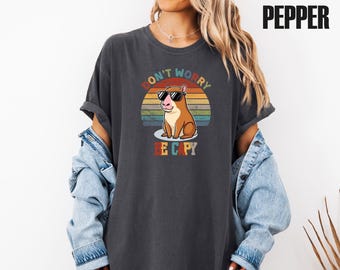 Comfort Colors® Capybara Shirt, Capybara Funny Tshirt, Capybara Gift, Capybara Lover Gift, Capybara Lovers Tee, Cute Capbara T-shirt