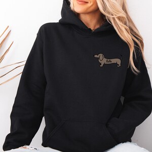 Personalised Dog Hoodie, Sausage Dog Gifts, Dog Lover Gifts, Dog Walking Hoodie, Dog Mum Jumper, Dog Owner Gifts, Custom Dog Gifts image 4