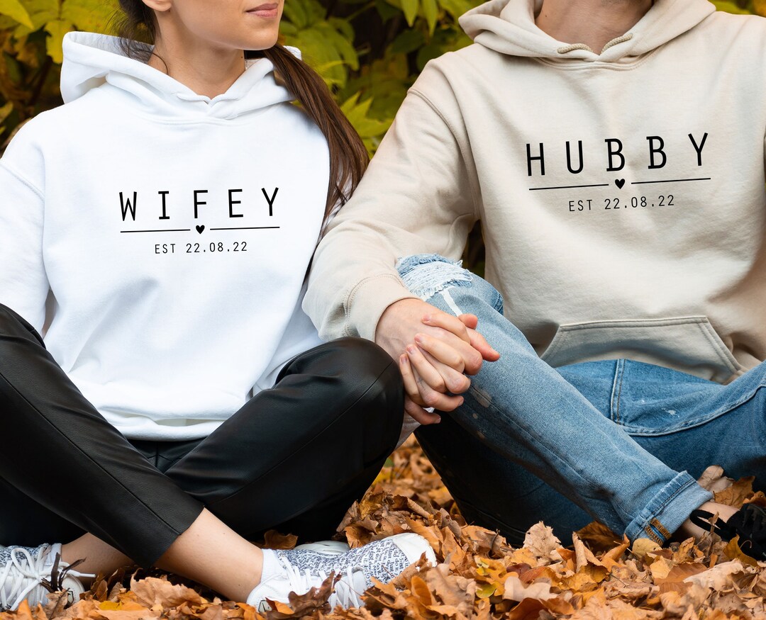 Wedding Hoodie Honeymoon Hoodie Just Married Hoodie Wifey