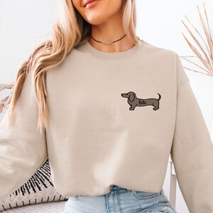 Dog Sweatshirt, Dog Walking Gifts, Sausage Dog Top, Dog Lover Gifts, Personalised Dog, Dog Mum Sweater, Dog Owner Gifts, Dog Mom Hoodie