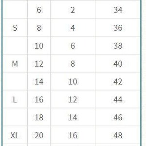 a table showing the size of different sizes of shoes