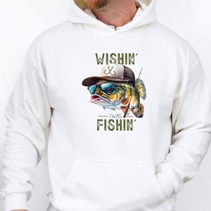 Fishing Dad Hoodie, Funny Dad Hoodie, Fathers Day Hoodie, Fishing Lover Dad Gift, Dad Birthday Gift, Fisherman Dad Hoodie, Dad Life Pullover image 5