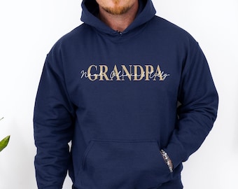 Custom Grandpa Hoodie With Kids Names, Fathers Day Hoodie, Personalised Grandpa, Father's Day Hoodie, New Grandpa Top, Grandad Birthday Gift
