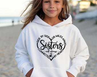 Sudadera con capucha para hermana pequeña, sudadera con capucha para hermana pequeña, sudadera con capucha para hermana, regalo de cumpleaños para hermana, sudadera con capucha para hermana joven, regalo para hermana, regalo para hermana niña